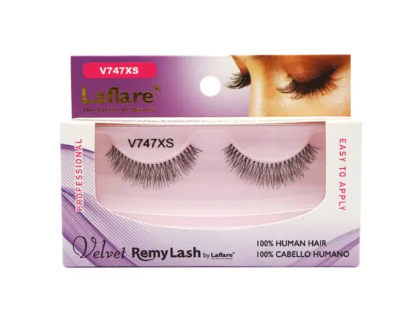 Bulk Buys CA676 — LaFlare V747XS Velvet Remy Eyelashes - 100% Human Hair