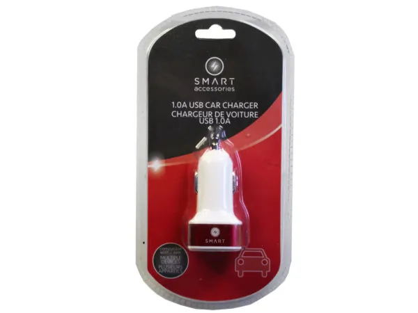 Bulk Buys CA663 — Compact Dual Port USB Car Charger for Road Trips