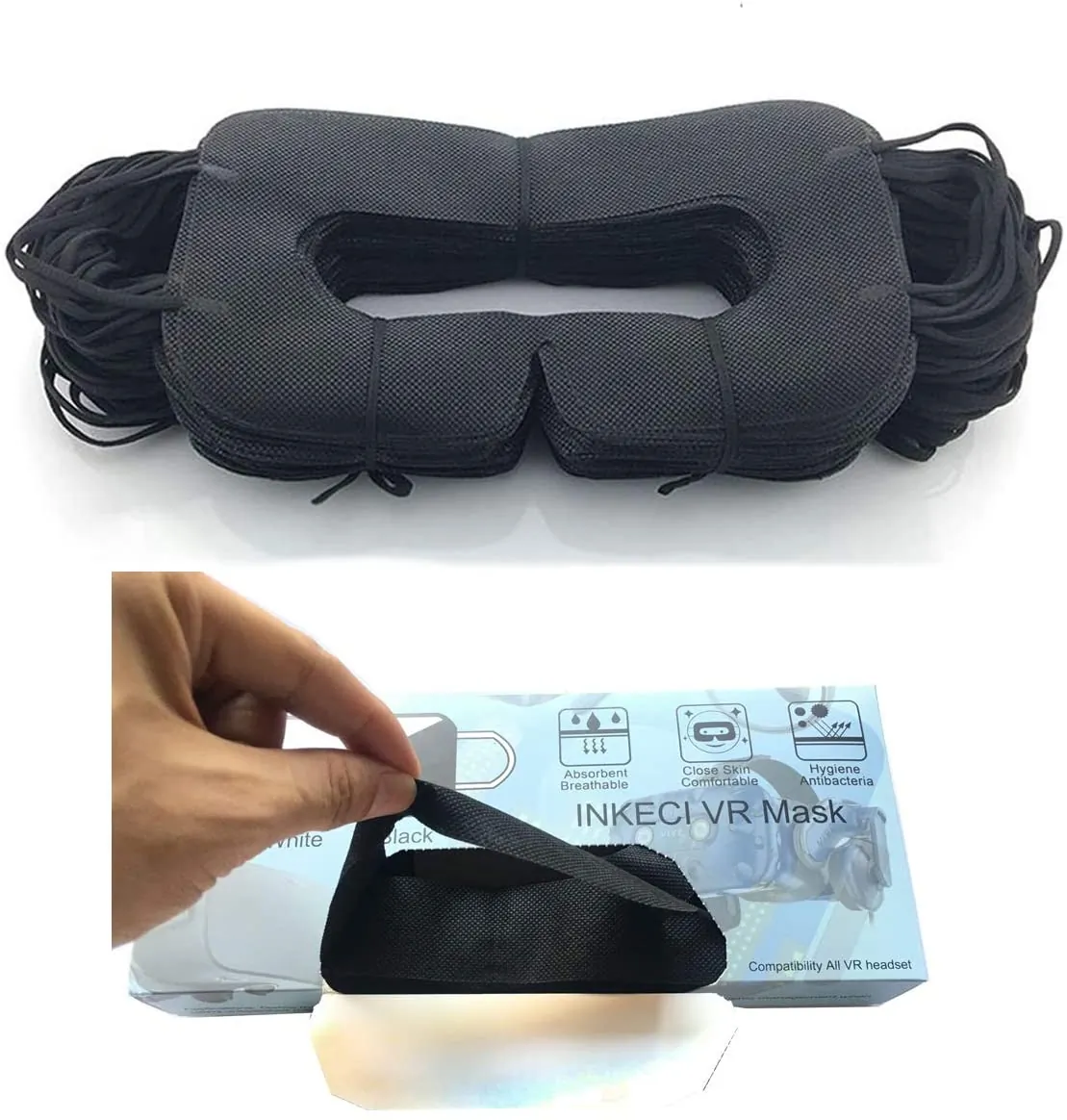 CODi A0085-100 — Disposable VR Goggle Masks - 100 Pack for Oculus Quest