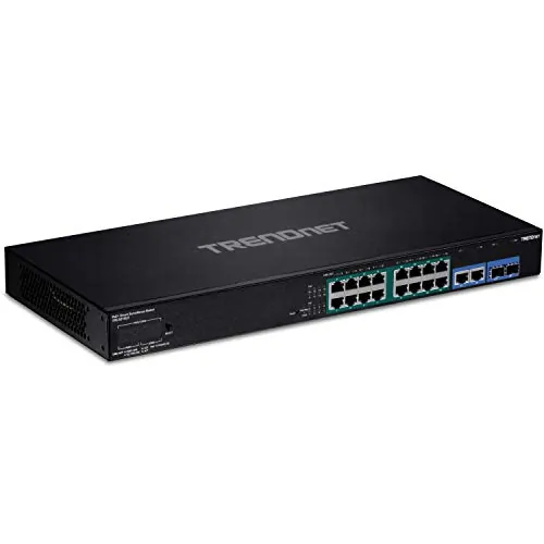 TRENDNET TPE-3018LS — 18-Port Gigabit PoE+ Managed Switch with Fiber Support