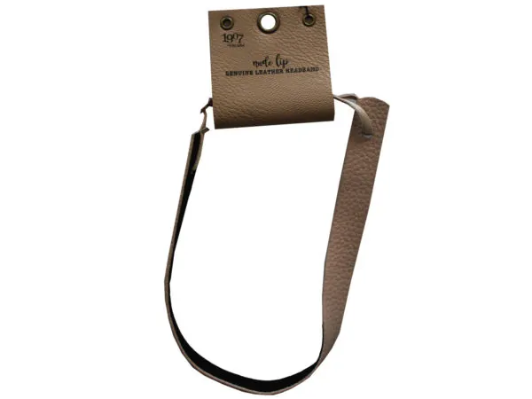 bulk buys SC677 - Genuine Leather Nude Headband for Elegant Styling