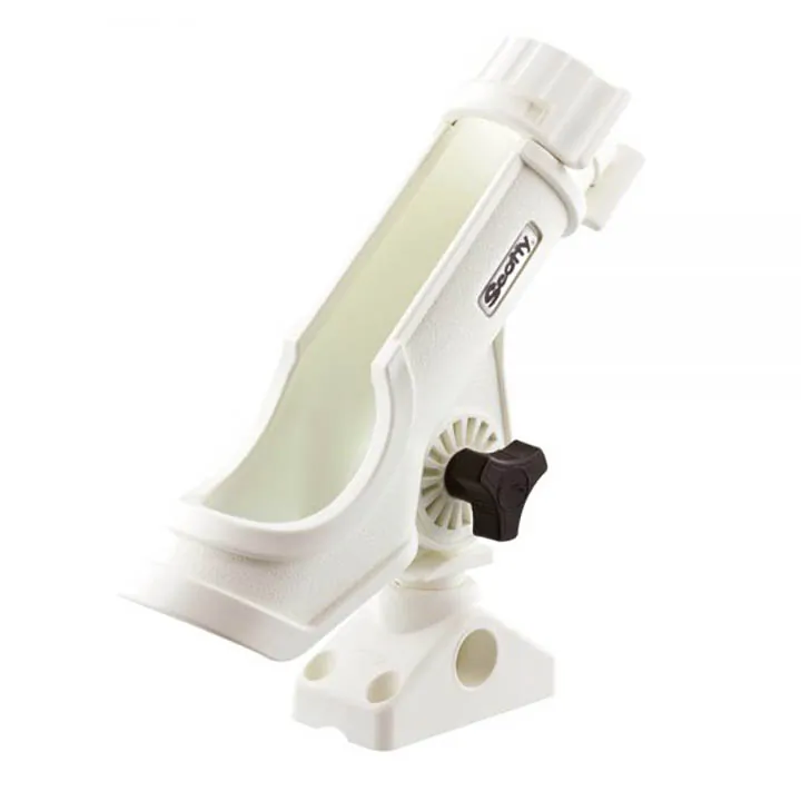 Scotty Fishing 0230WH — Scotty Power Lock Rod Holder with Combination Side/Deck Mount White