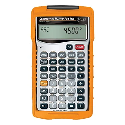 CALC INDUSTRIES CAL4080 — CALC IND 4080 CONSTRUCT