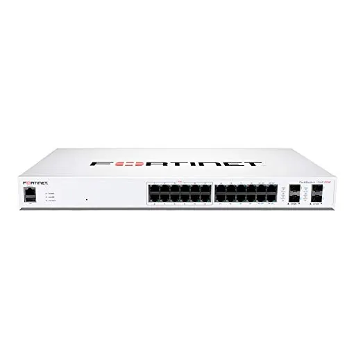 Fortinet FS-124F-POE — HW FS-124F-POE, RJ45;SFP+;RJ-45 SERIAL CONSOLE, SUPPORT OSPFV2, RIPV2, VRRP, BGP