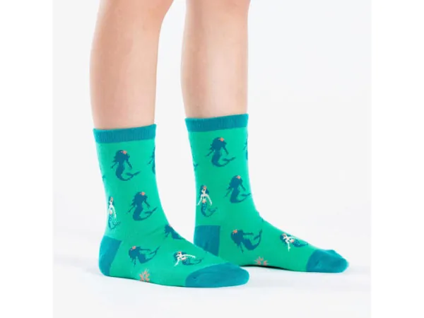 Bulk Buys BJ373 — Sock It to Me Princess of the Sea Youth Crew Socks