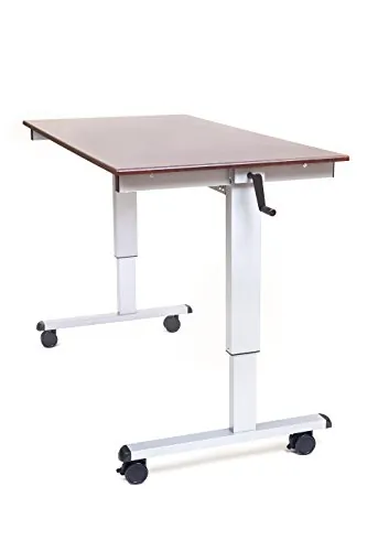 Luxor STANDUP-CF60-DW — Adjustable Crank Standing Desk - 60 inch Wide