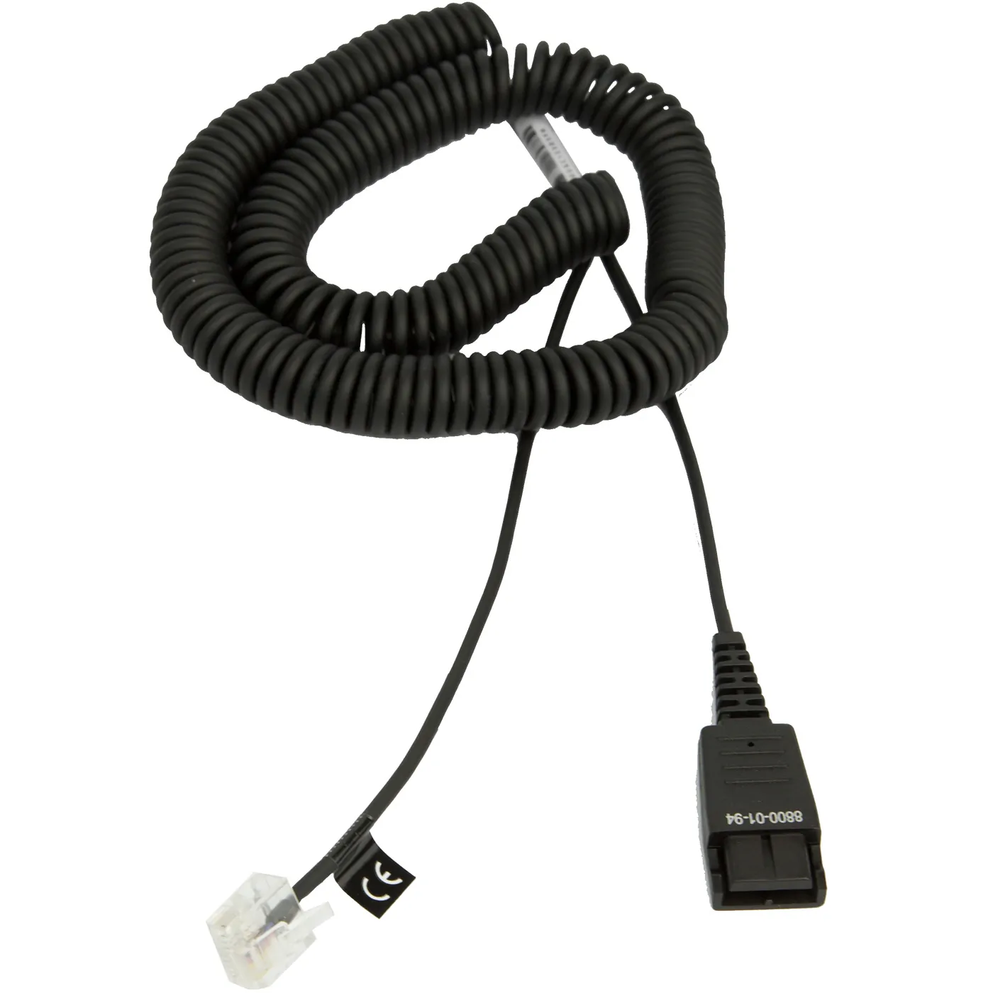 Jabra 8800-01-94 — Coiled QD to RJ-45 Adapter Cord for Siemens Phones