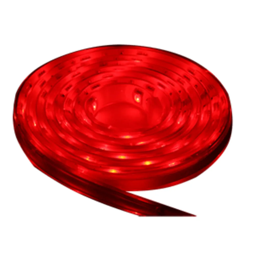 Lunasea Lighting LLB-453R-01-05 — Lunasea Waterproof IP68 LED Strip Lights - Red - 5M