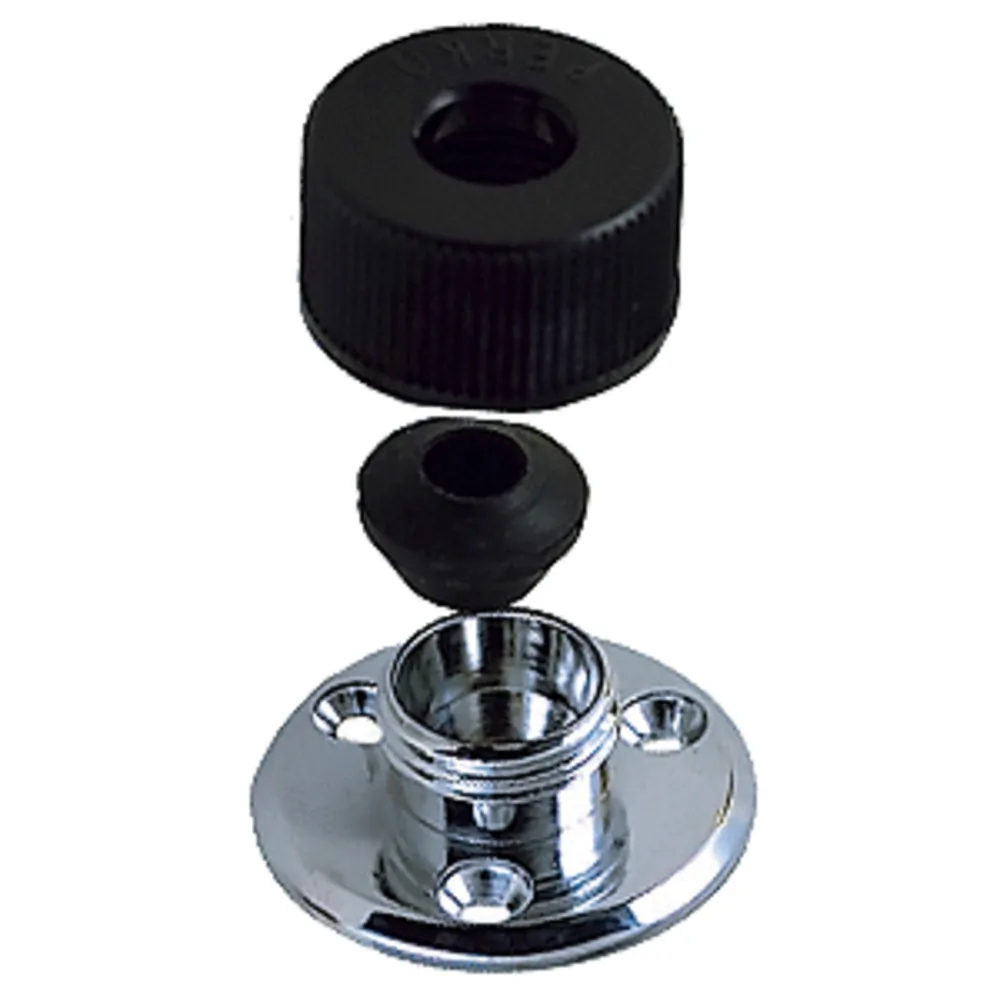 Perko 0424DP0CHR — Watertight Cable Outlet for 5/16" Cable Chrome Plated Brass