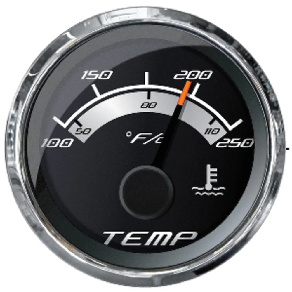 Faria Beede Instruments 22017 — Faria Platinum 2" Water Temp Gauge (100-250°F)