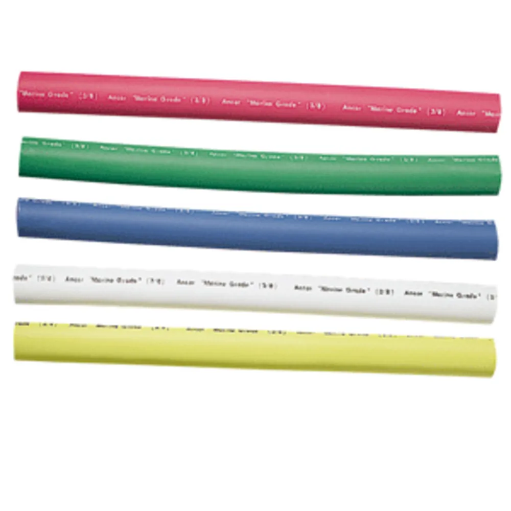 Ancor 304506 — Ancor Adhesive Lined Heat Shrink Tubing - 5-Pack, 6", 12 to 8 AWG, Assorted Colors