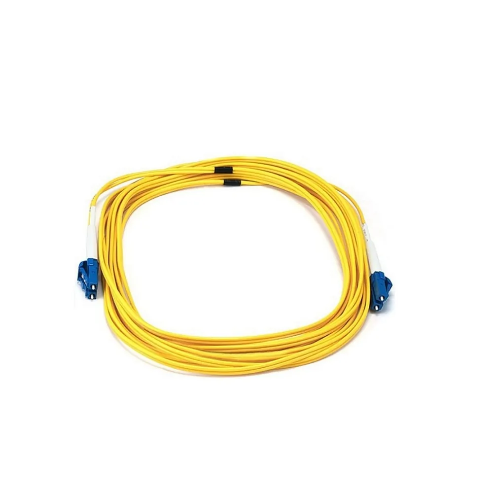 Monoprice 3651 — FIBER OPTIC CABLE, LC/LC, SINGLE MODE, DUPLEX - 5 METER (9/125 TYPE) - YELLOW