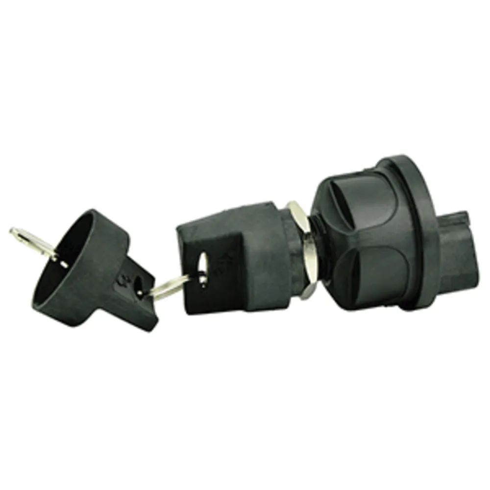 BEP Marine 1001604 — BEP 3-Position Sealed Nylon Ignition Switch - OFF/Ignition & Accessory/Ignition & Start