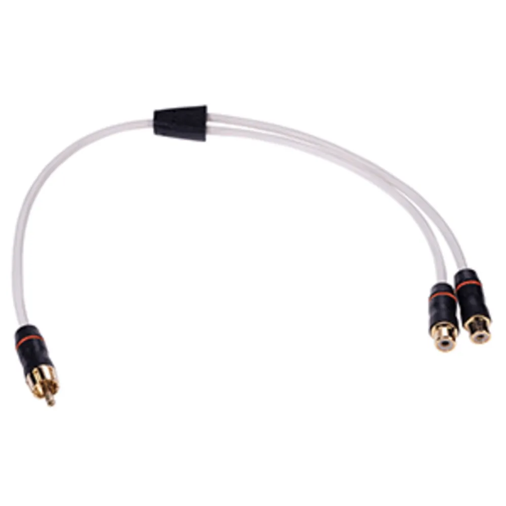 FUSION 010-12622-00 — FUSION Performance RCA Cable Splitter - 1 Male to 2 Female - .9'