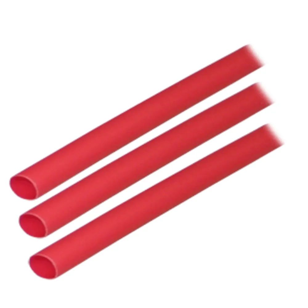 Ancor 303603 — Ancor Adhesive Lined Heat Shrink Tubing (ALT) - 1/4" x 3" - 3-Pack - Red