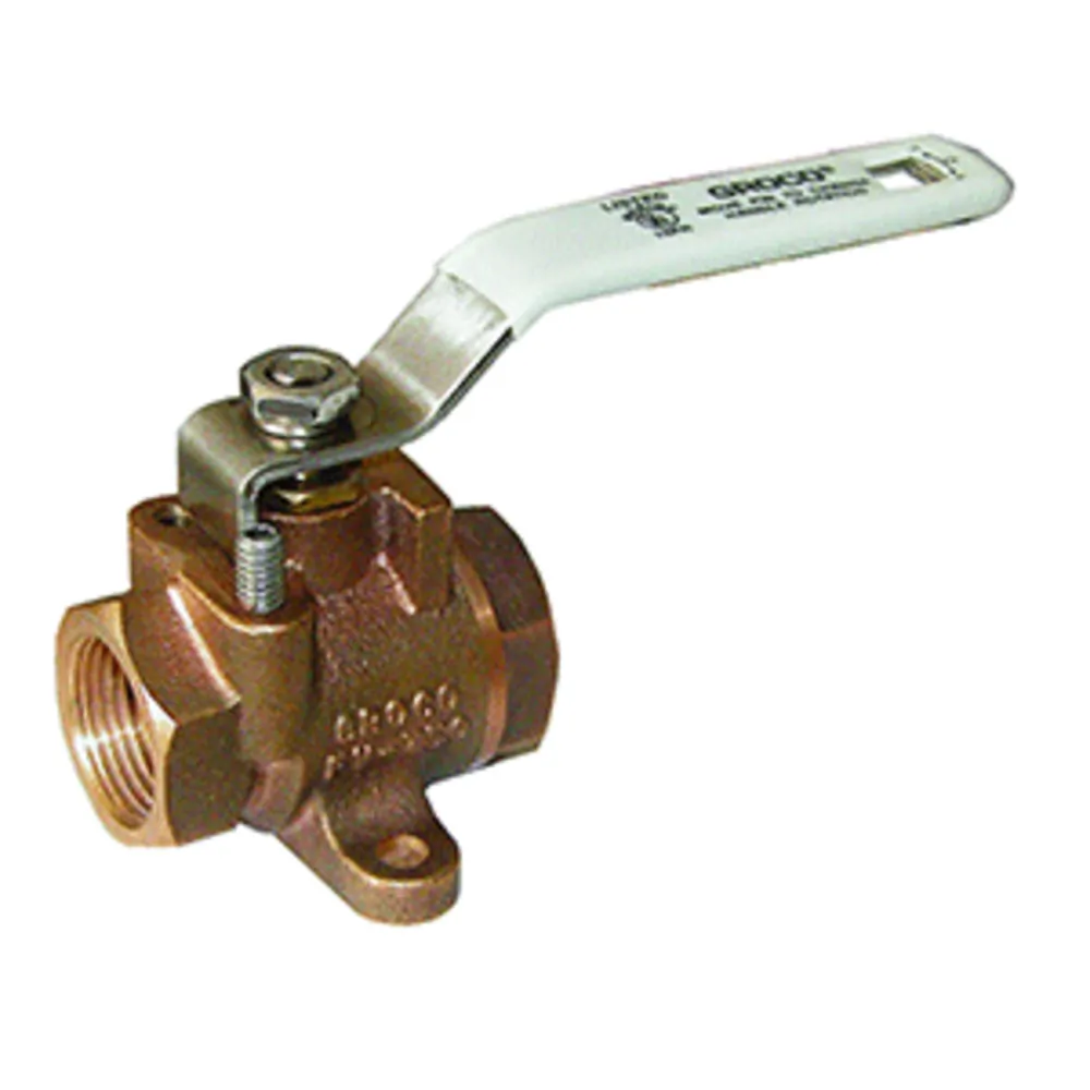 GROCO FV-750 — GROCO 3/4" NPT Bronze Inline Fuel Valve