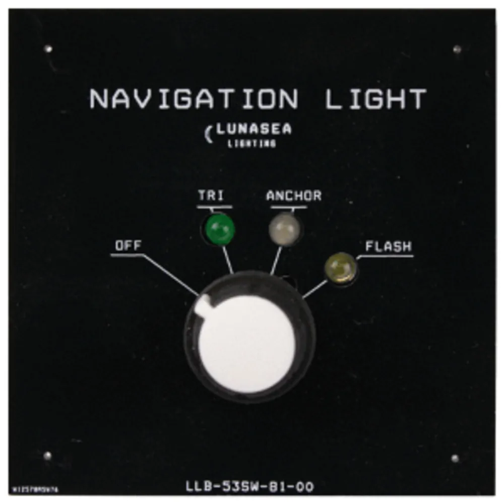 Lunasea Lighting LLB-53SW-81-00 — Lunasea Tri/Anchor/Flash Fixture Switch