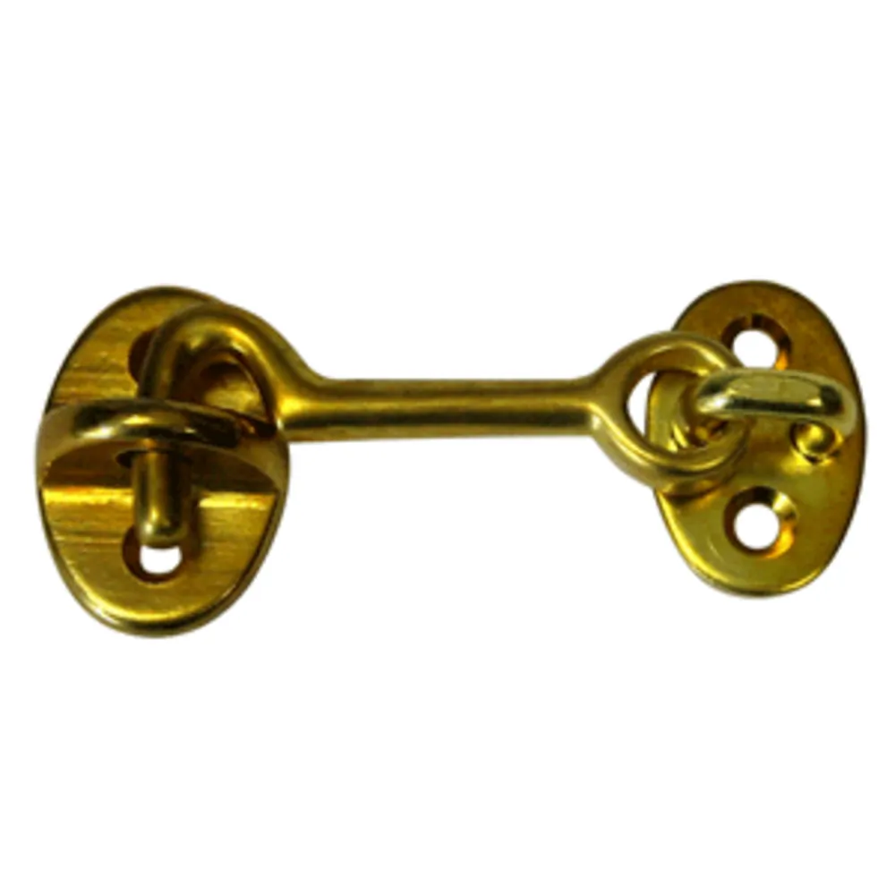 Whitecap S-1401BC — Whitecap Cabin Door Hook - Polished Brass - 2"