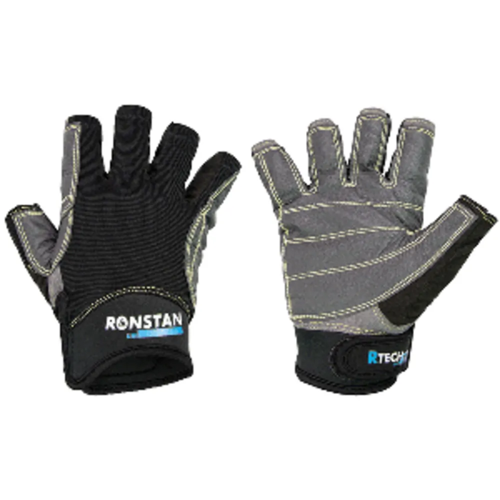 Ronstan CL730XL — Ronstan Sticky Race Gloves - Black - XL