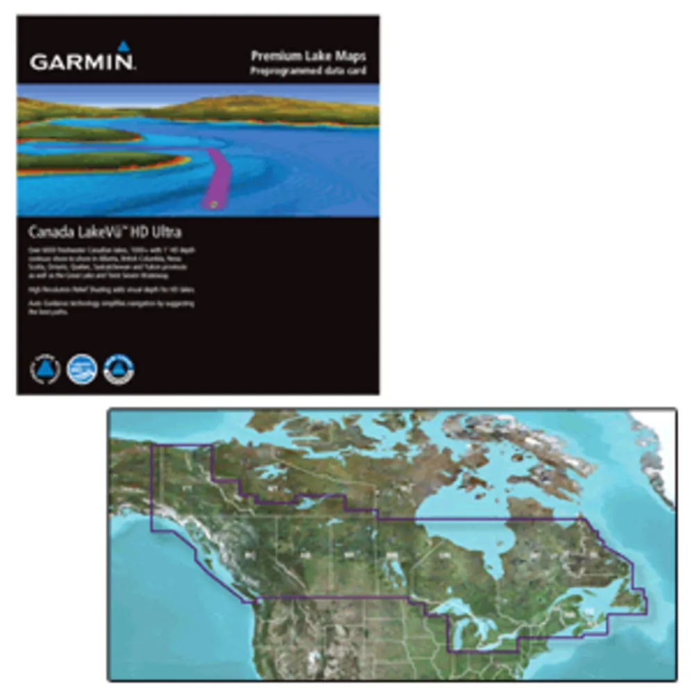 Garmin 010-C1114-00 — Garmin Canada LakeVü™ g3 Ultra - LVCA100F - microSD™/SD™