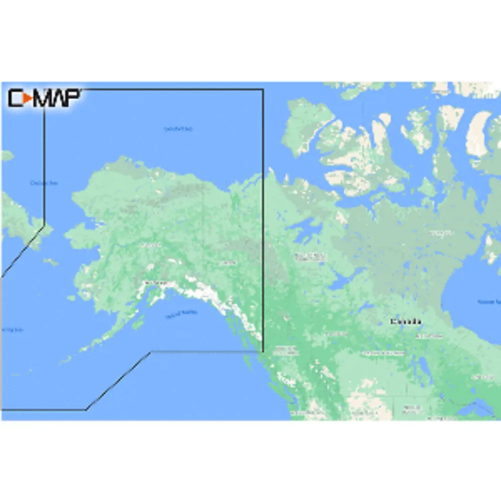 Lowrance M-NA-Y208-MS — C-MAP REVEAL™ Alaska Coastal Chart - 12 Month Updates