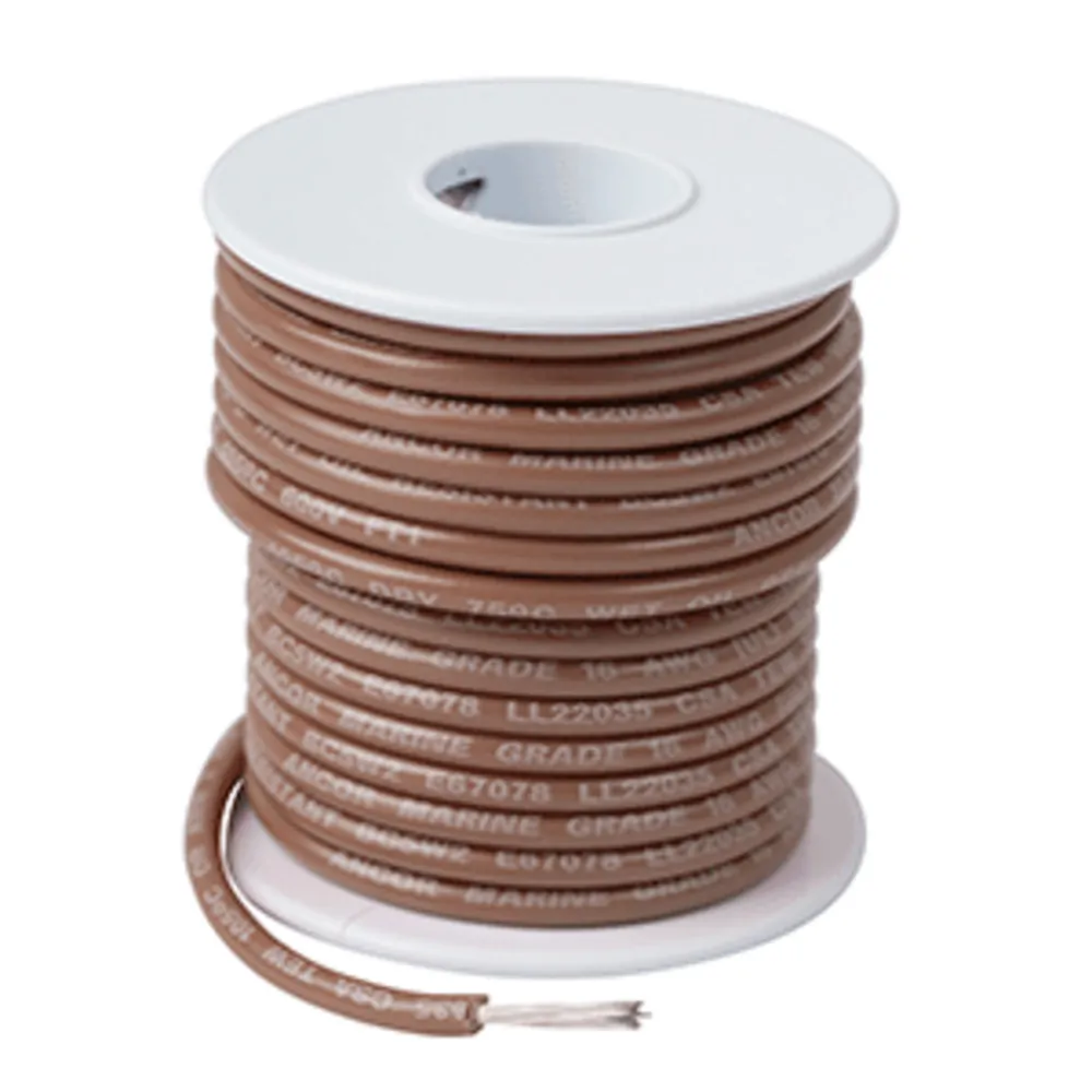 Ancor 101810 — Ancor Tan 16 AWG Tinned Copper Wire - 100'