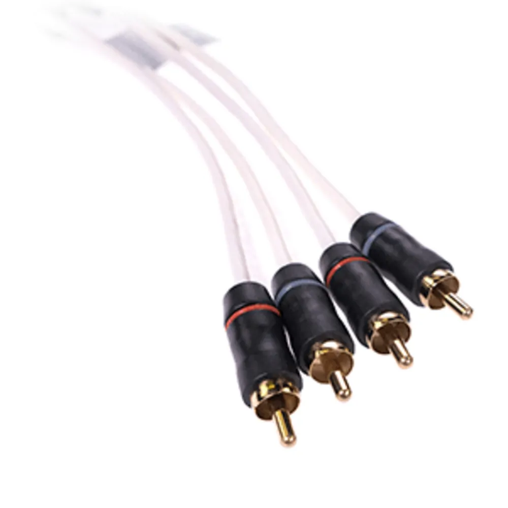 FUSION 010-12619-00 — FUSION Performance RCA Cable - 4 Channel - 12'