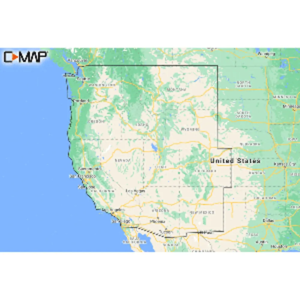 Lowrance M-NA-Y211-MS — M-NA-Y211-MS C-MAP REVEAL™ Inland Chart - US Lakes West
