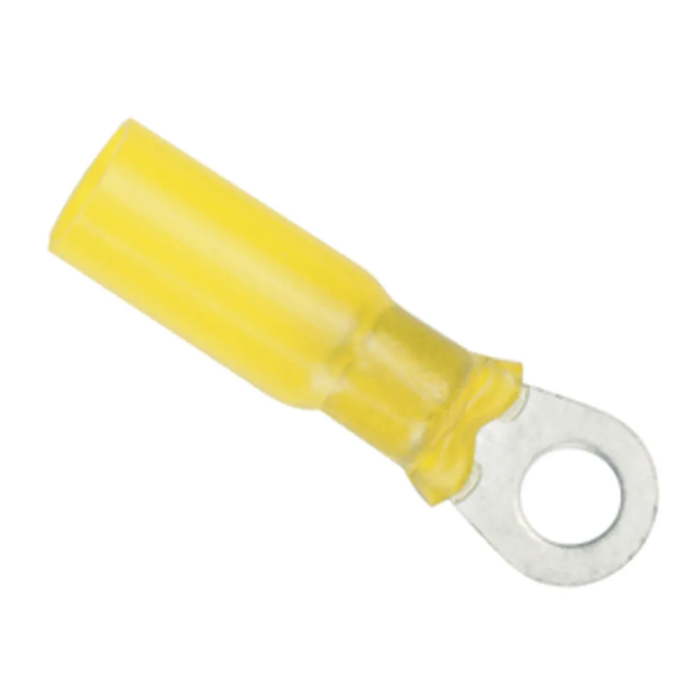 Ancor 312499 — Ancor 12-10 Gauge - 1/4" Heat Shrink Ring Terminal - 100-Pack