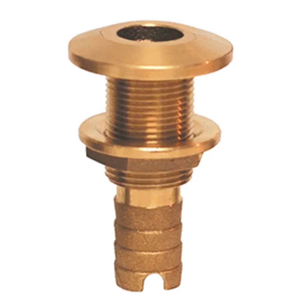 GROCO HTH-500 — GROCO Bronze Hose Barb Thru-Hull Fitting - 1/2"