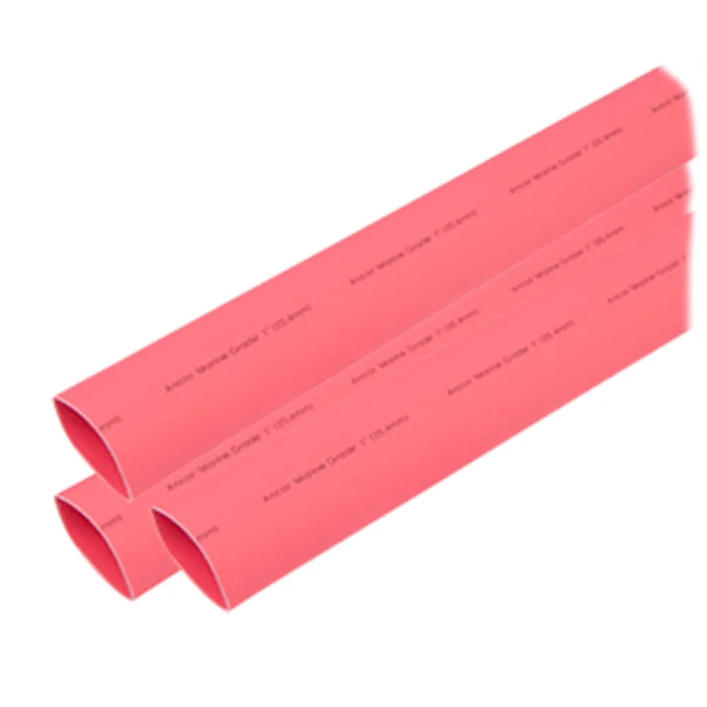 Ancor 307603 — Ancor Heat Shrink Tubing 1" x 3" - Red - 3 Pieces