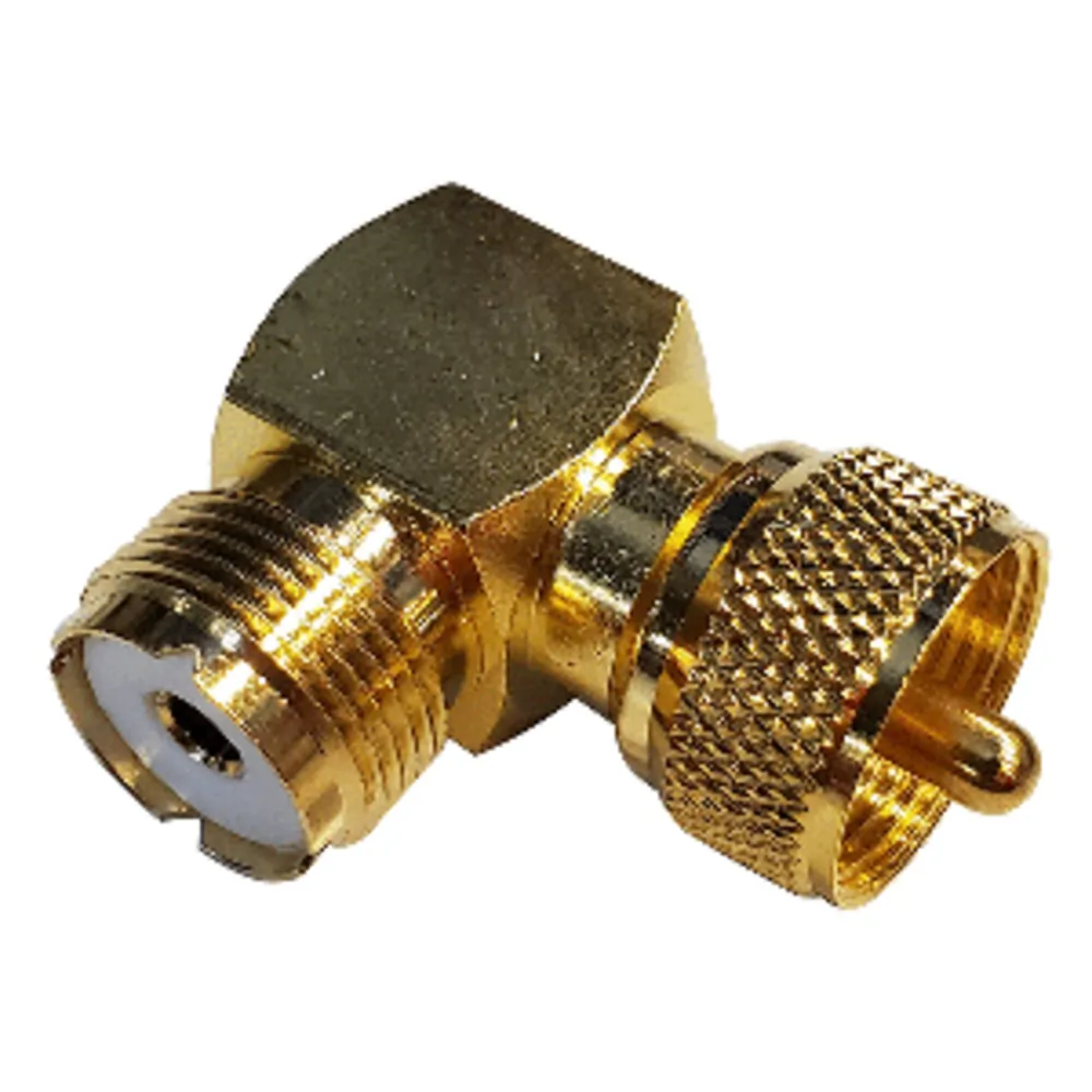 Shakespeare RA-259-239-G — Shakespeare Right Angle Connector - PL-259 to SO-239 Adapter
