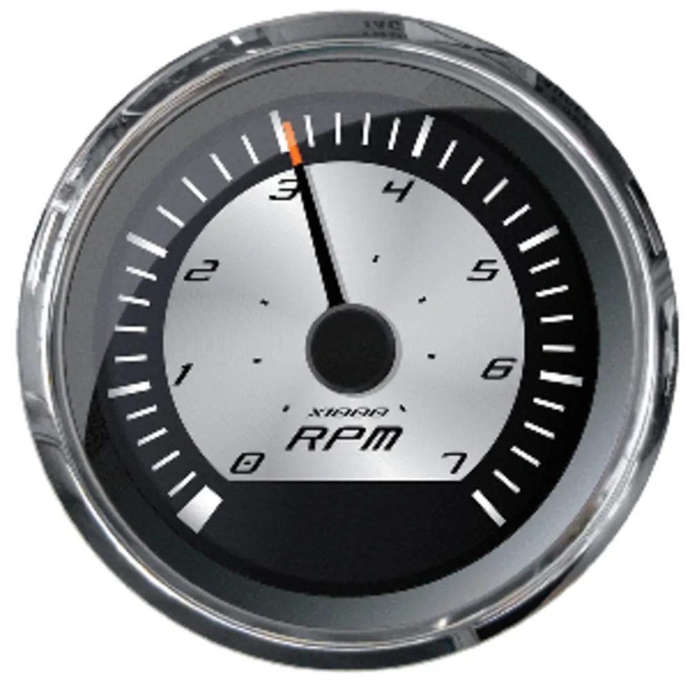 Faria Beede Instruments 22009 — Platinum 4 Tachometer - 7000 RPM (Gas - Inboard, Outboard & I/O)