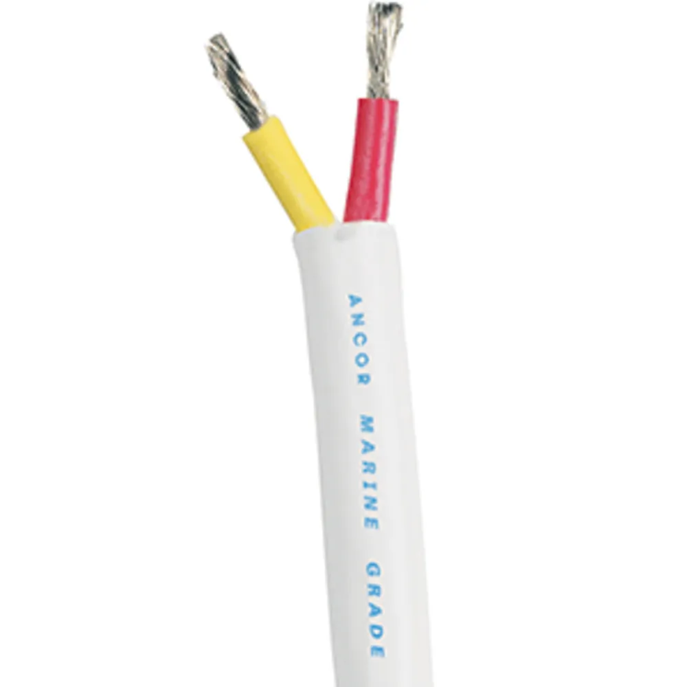 Ancor 126510 — Ancor Safety Duplex Cable - 14/2 AWG - Red/Yellow - Round - 100'