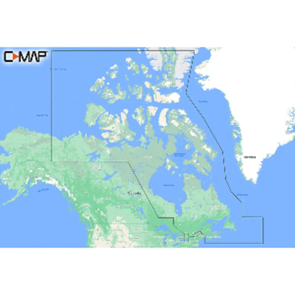 Lowrance M-NA-Y209-MS — C-MAP REVEAL Coastal Chart for Canada North & East