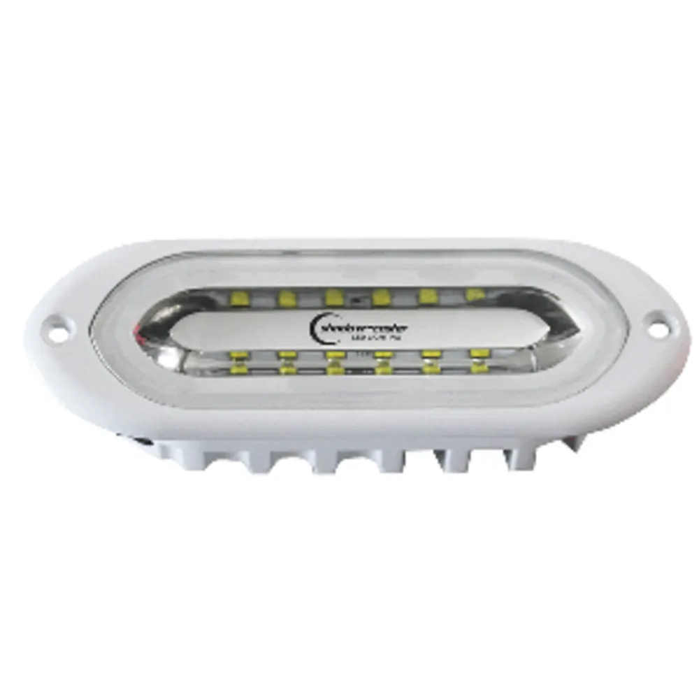 Shadow-Caster LED Lighting SCM-SLF-GW-WH — Shadow-Caster SCM-SL Series Flush Mount Spreader Light - White Housing - White