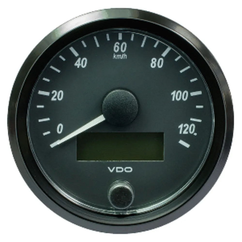 VDO A2C3832920030 — VDO SingleViu 80mm (3-1/8") Speedometer - 140MPH
