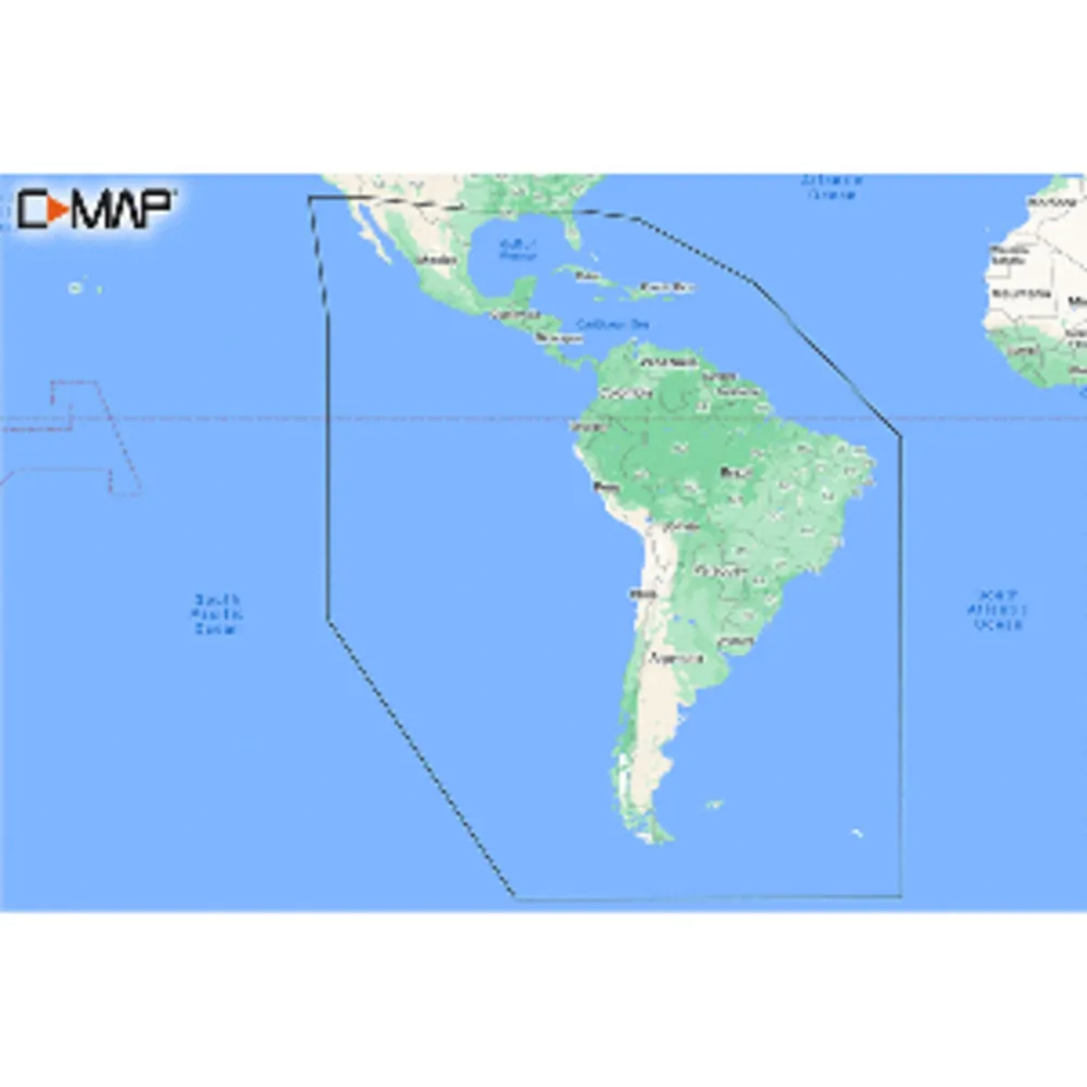 Lowrance M-SA-Y038-MS — C-MAP DISCOVER™ South America & Caribbean Navigation