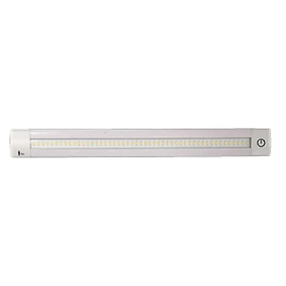 Lunasea Lighting LLB-32KW-01-00 — Lunasea Adjustable Linear LED Light w/Built-In Dimmer - 12" Length, 12VDC, Warm White w/ Switch
