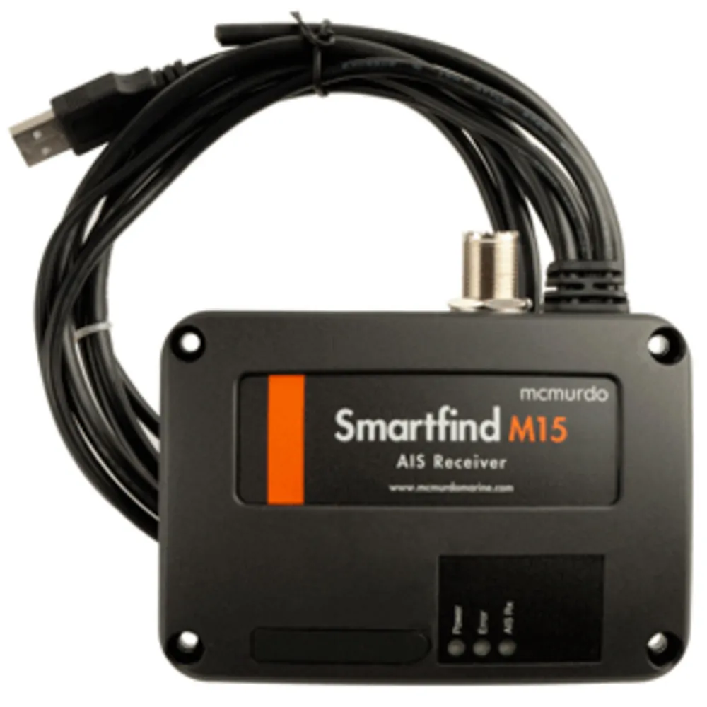 McMurdo 21-300-001A - SmartFind M15 AIS Class B Receiver - Compact & Affordable