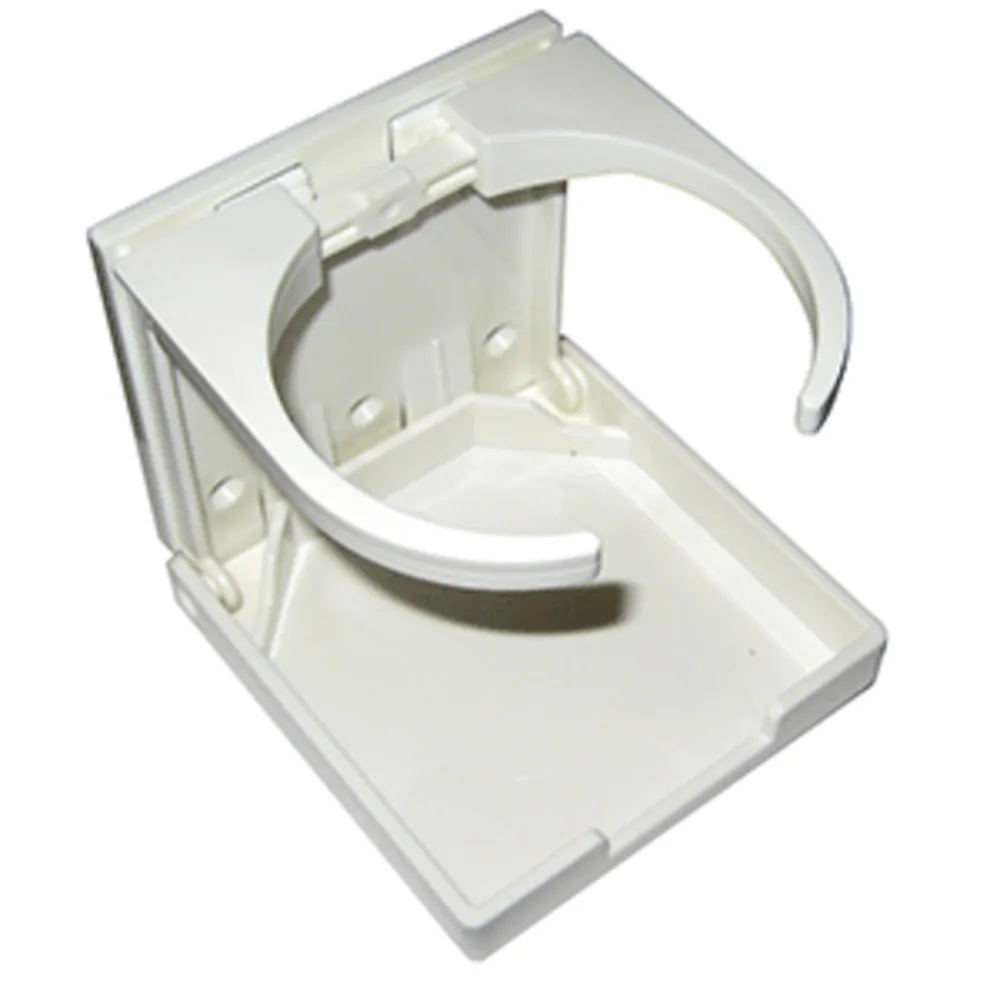 Whitecap S-5086P — Whitecap Folding Drink Holder - White Nylon