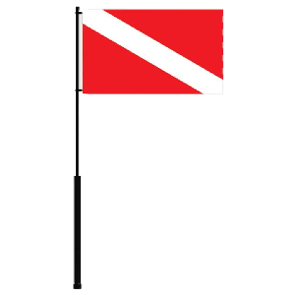 Mate Series FP36DIVE — Mate Series Flag Pole - 36" w/Dive Flag