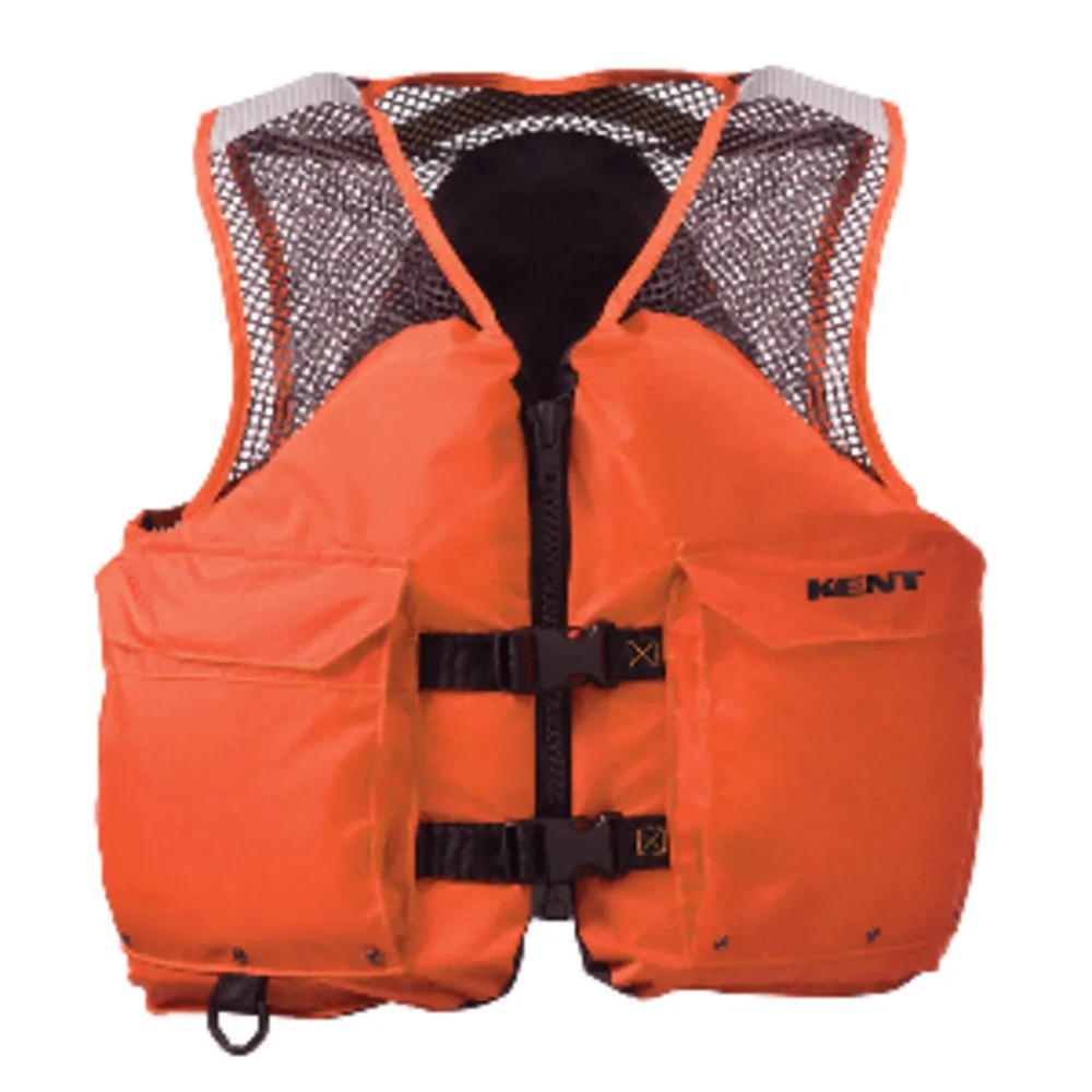 Kent Sporting Goods 150800-200-050-20 - Mesh Deluxe Commercial Vest - X-Large - Orange