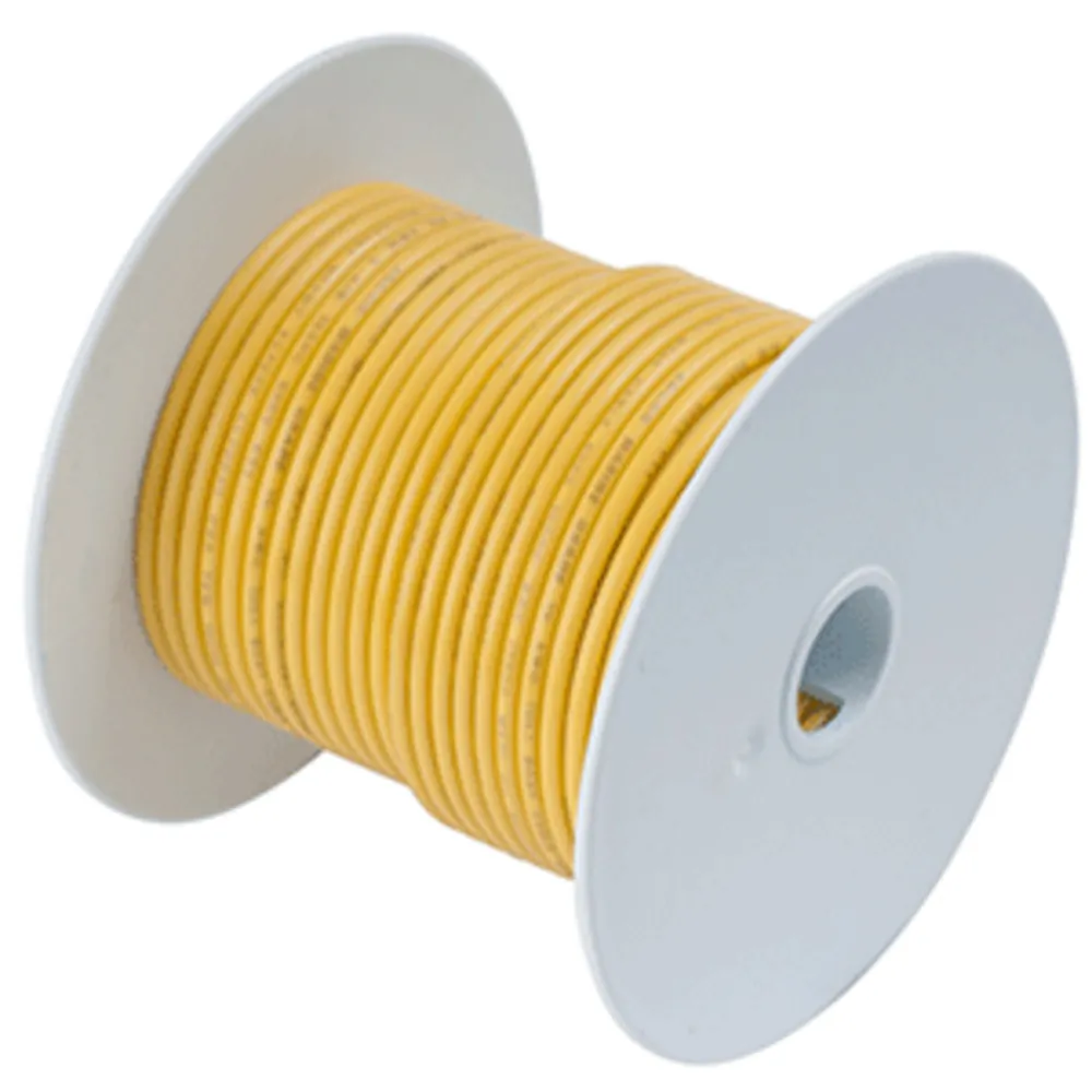 Ancor 109025 — Ancor Yellow 10 AWG Tinned Copper Wire - 250'