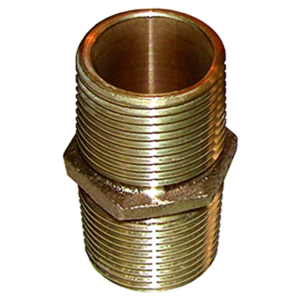 GROCO PN-3000 — GROCO Bronze Pipe Nipple - 3" NPT