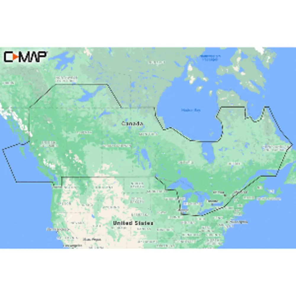 Lowrance M-NA-Y216-MS — C-MAP Reveal Canada Lakes - Detailed Mapping & Insights