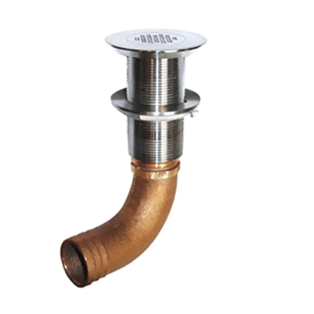 GROCO SCUS-1590 — GROCO Deck Scupper 90 Degree 1-1/2" Hose Connection