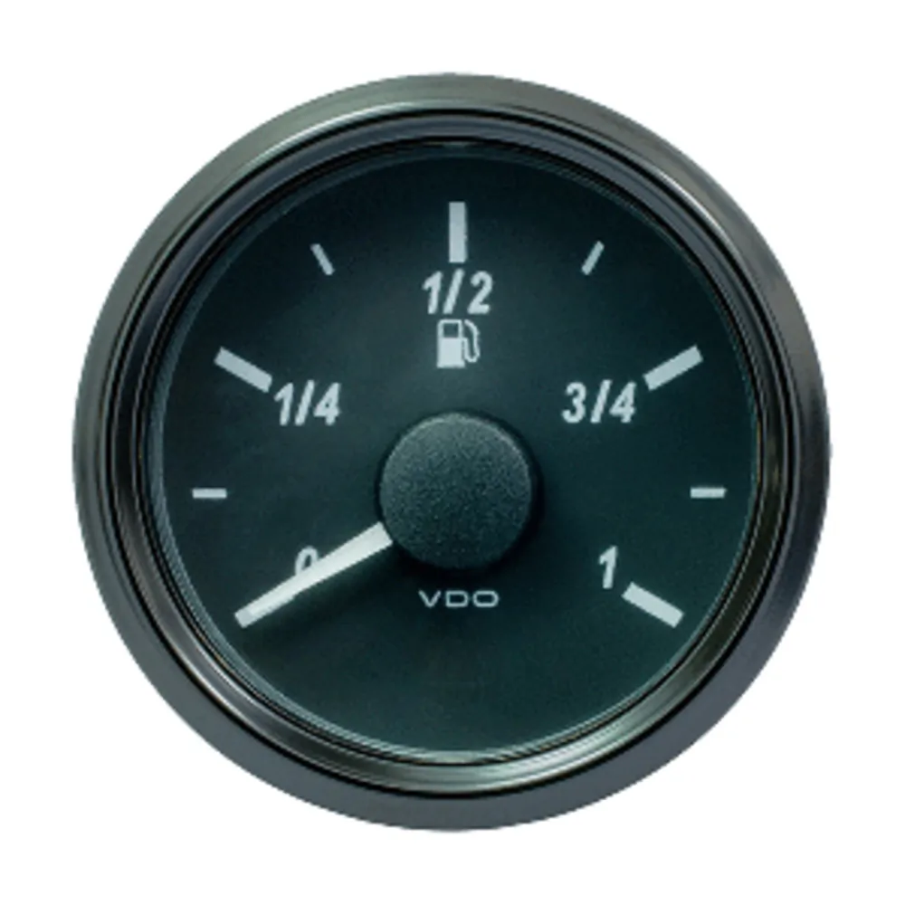 VDO A2C3833100030 — VDO SingleViu 52mm (2-1/16") Fuel Level Gauge - Euro - 3-180 Ohm