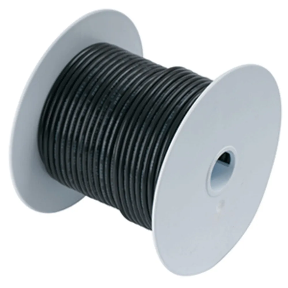 Ancor 112005 — Ancor Black 6 AWG Tinned Copper Wire - 50'
