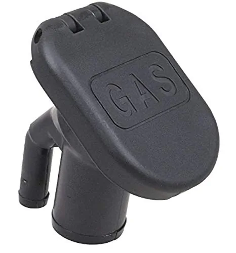 Perko 1318DPGBLK — Perko Combination Vented Gas Fill/Tank f/1-1/2" Hose - 35° Angled Neck